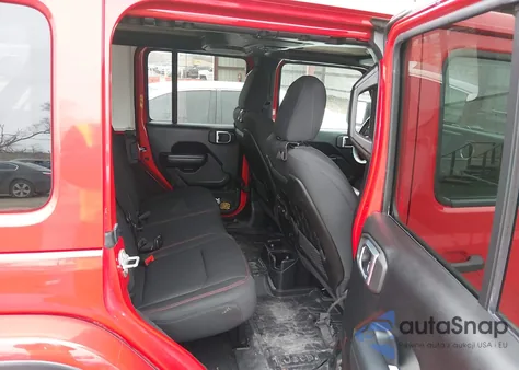 2021 Jeep Wrangler Unlimited Rubicon 4X4 z USA, uszkodzony, nr VIN 1C4HJXFNXMW697126